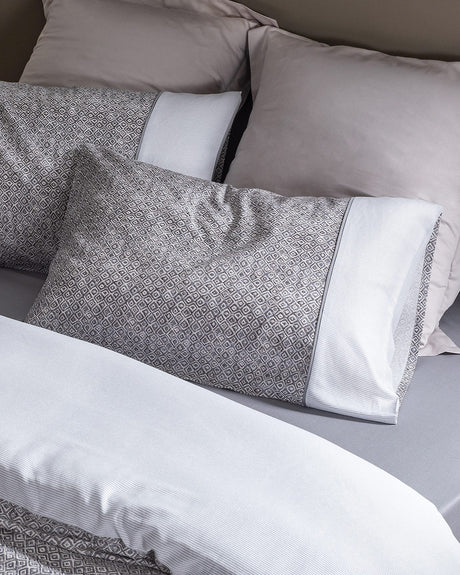 100% Cotton Double Duvet Cover Set - Coco Crepe Weave
