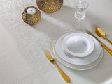 Polyester Moroccan Inspired Tablecloth - Easy Care & Stylish