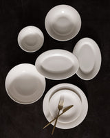 New Bone Porcelain 6-Person 27-Piece Dinnerware Set - Solara Collection