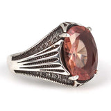 Premium 925 Sterling Silver Oval Zultanite Men Ring