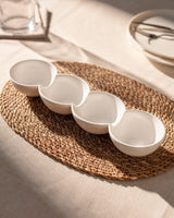 Small 4-Compartment Appetizer Serving Plate