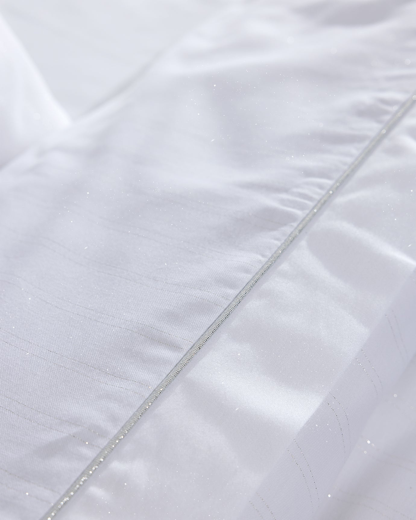 100% Cotton King Size Duvet Cover Set - Elegant Shimmer Sateen