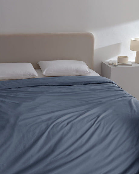 Dark Blue Double 100% Cotton Ranforce Duvet Cover