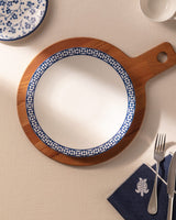 New Bone China Serving Plate - Rêve Bleu Blue Dream Pattern
