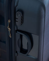 Medium Navy Blue Travel Suitcase - Durable Luggage