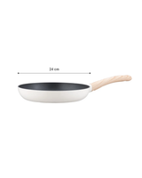 24 cm White Frying Pan Skillet for Everyday Cooking
