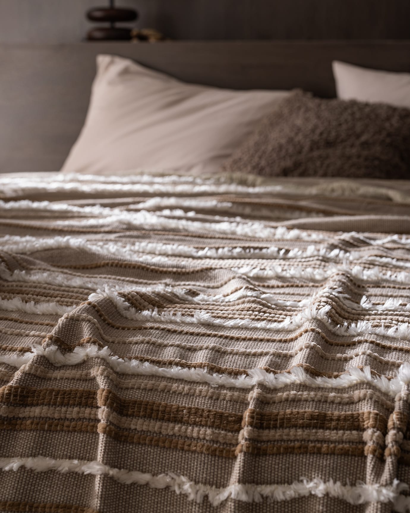 Montjalin Double Bedspread Set - Quilted Bed Cover with Pillow Shams