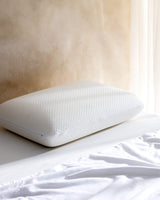 Plush Visco Memory Foam Bed Pillow, Ergonomic Support