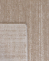 Premium Beige Ecru Polypropylene Flatweave Area Rug