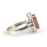 925 Sterling Silver Zultanite & Zircon Teardrop Entourage Ring