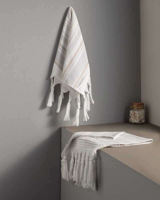 Raye Turkish Hamam Hand Towel Set - 2 Pack