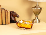 Handmade Glass Vase - Small Decorative Accent for Home Decor