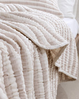 Cotton Blend Double Bedspread Set - Soft & Timeless Comfort
