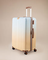 Large Beige Travel Luggage Suitcase