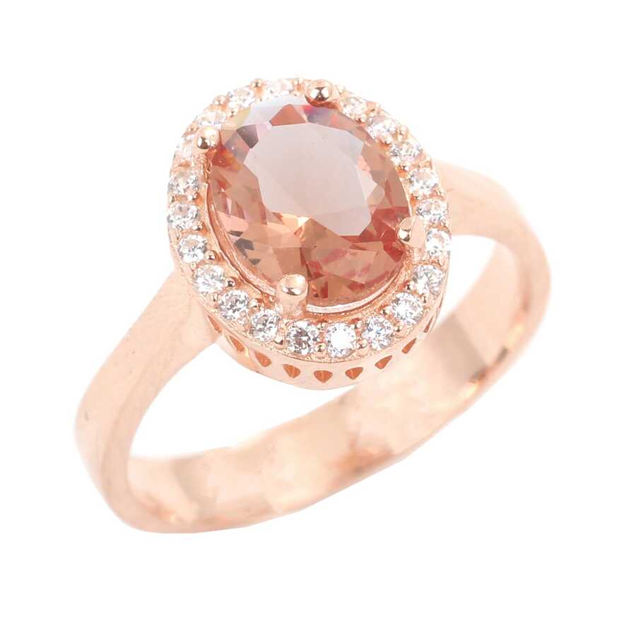 925 Sterling Silver Oval Zultanite Ring with Color-Changing Gemstone