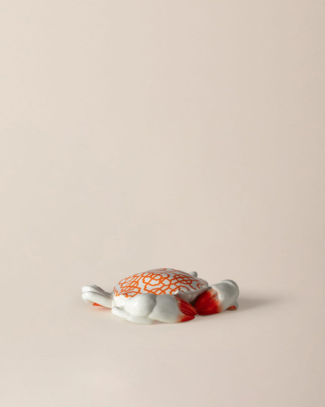 Artistic Resin Figurine - Cabaret Inspired Orange & White Accent