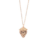 925 Sterling Silver Strawberry Pendant Necklace - Playful Charm