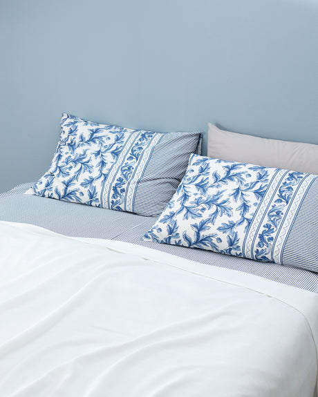 Mathilda Double Cotton Ecocell Pique Bedding Set - Soft & Breathable