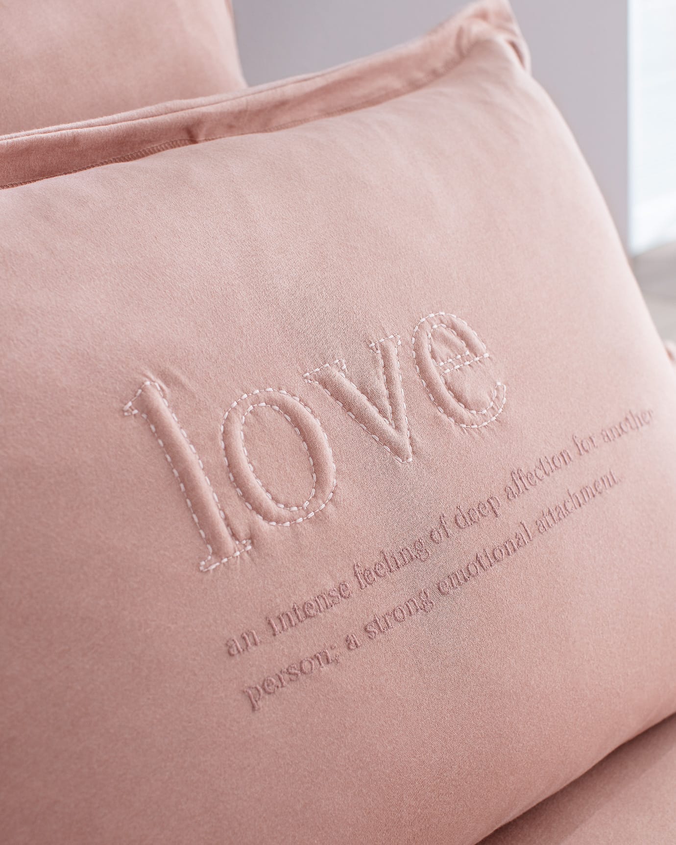 Cotton-Blend SuperSoft Double Duvet Set - Powder