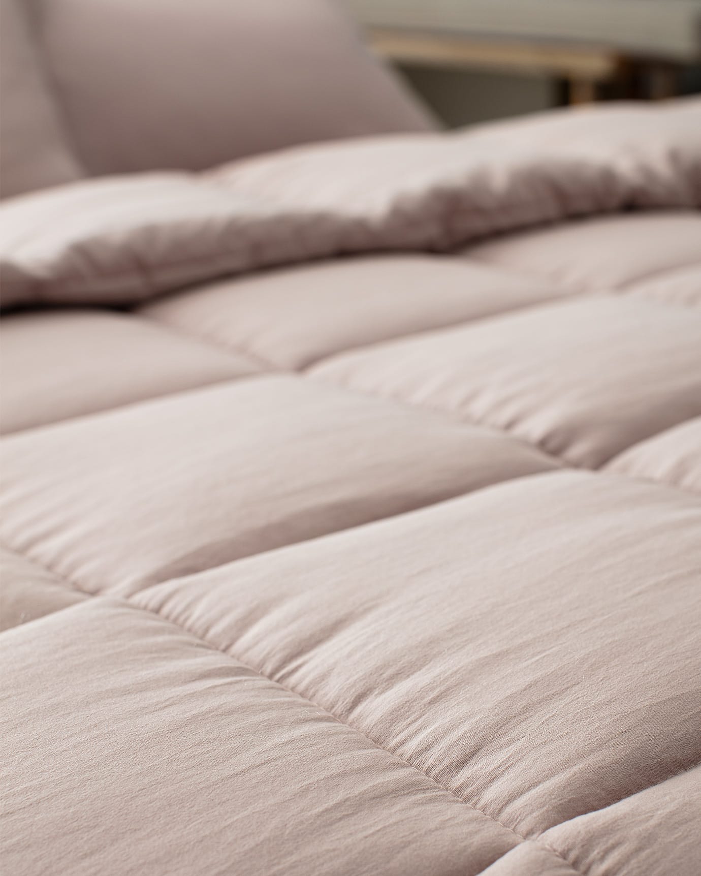 Blush Pink Full/Queen Complete Bedding Set