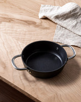 18cm Titanium Non-Stick Saucepan, Black