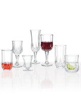Elegant Soda Glass 42-Piece Drinkware Set - Audrey Collection