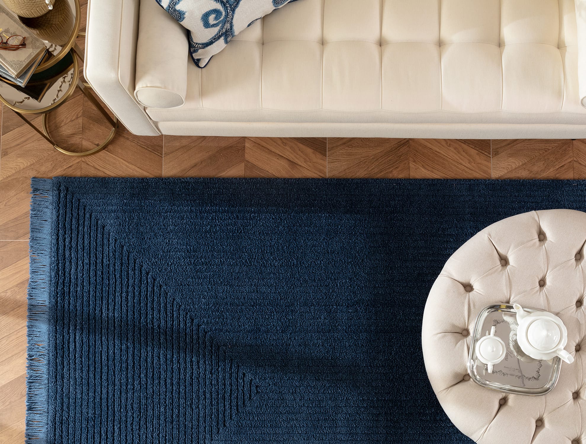 Diane Fringed Area Rug - Soft & Durable Accent Carpet for Home