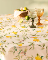 Durable PVC Round Tablecloth - Stylish & Easy Care Dining