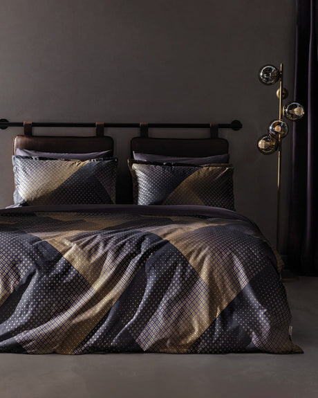 King Size Printed 300TC Satin Duvet Cover Bedding Set