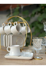 25 Piece Premium Gold Turkish Coffee Serving Set - Complete Collection - TryAladdin