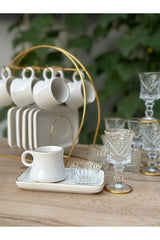 25 Piece Premium Gold Turkish Coffee Serving Set - Complete Collection - TryAladdin