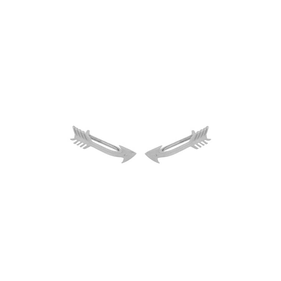 925 Sterling Silver Tiny Arrow Earcuff Earring - Minimalist Style