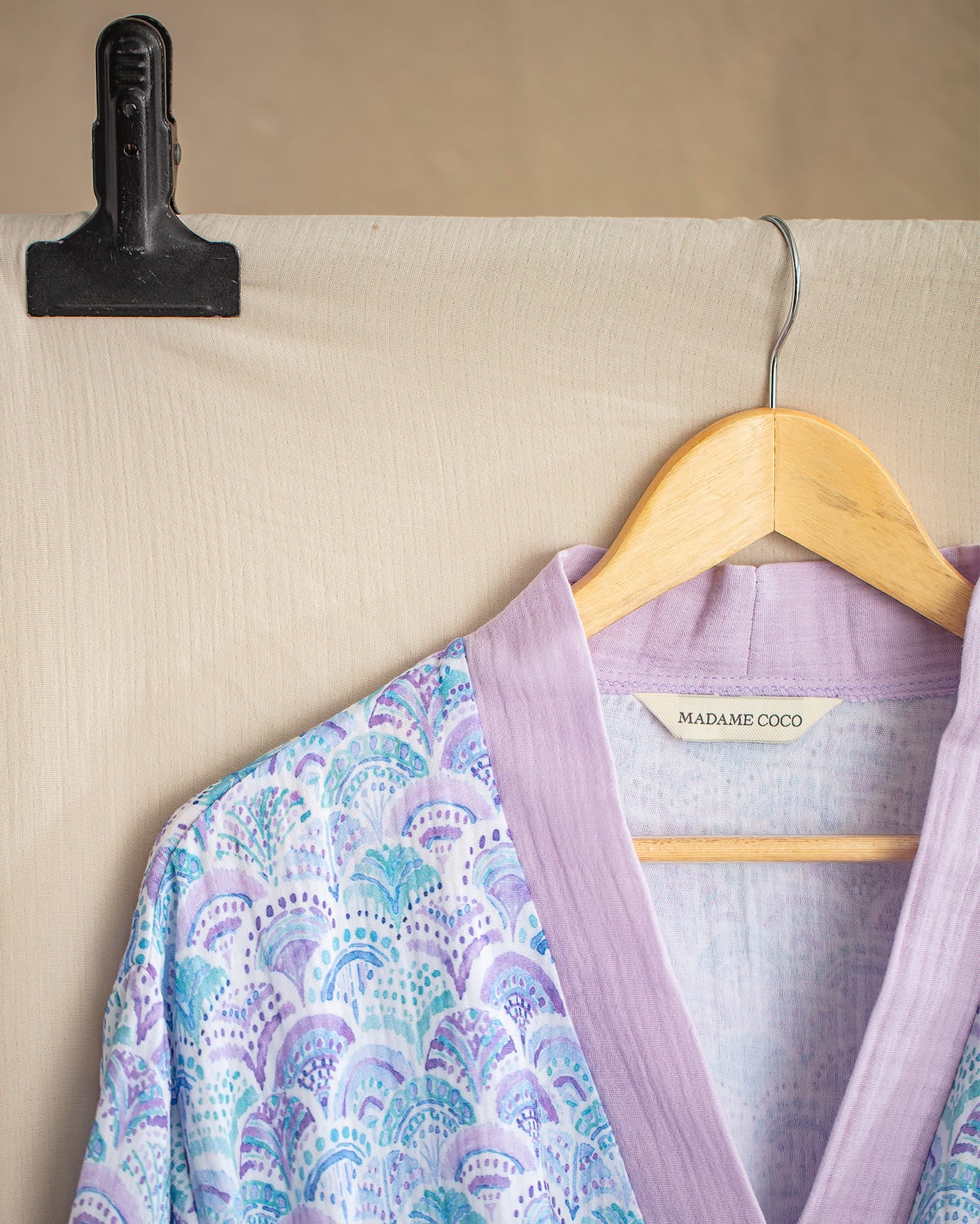 Pure Cotton Muslin Bathrobe - Lightweight & Breathable Comfort