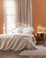 Double Bedspread Set - Powder Pink - Soft & Elegant Bedding