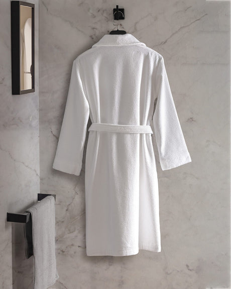 100% Cotton Unisex Bathrobe - Luxury Hotel Collection Comfort