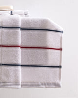 Cotton Blend 4-Piece Hand Towel Set - Bourrache Two-Tone Design