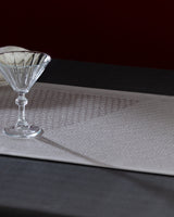 Durable Polyester Table Runner - Sophisticated Bourdon Weave