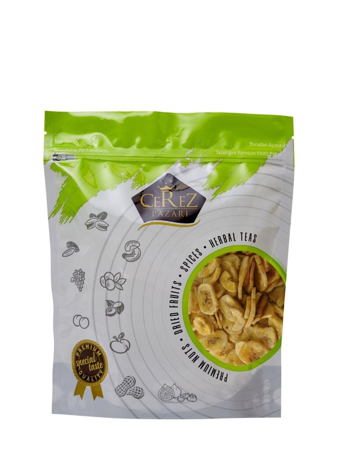 Premium Natural Dried Banana Slices