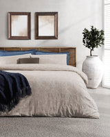 Viscose Cotton Jacquard King Size Duvet Cover Set - Elegant Comfort