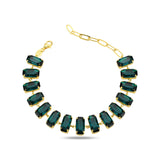 Sparkling Stone Eternity Bracelet - Continuous Brilliant Design