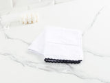 Bellamy Crocheted Hand Towel - Soft, Absorbent & Decorative