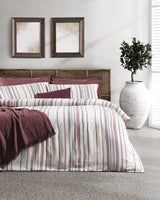 Full/Double Size Dobby Weave Duvet Cover Set - Textured Bedding