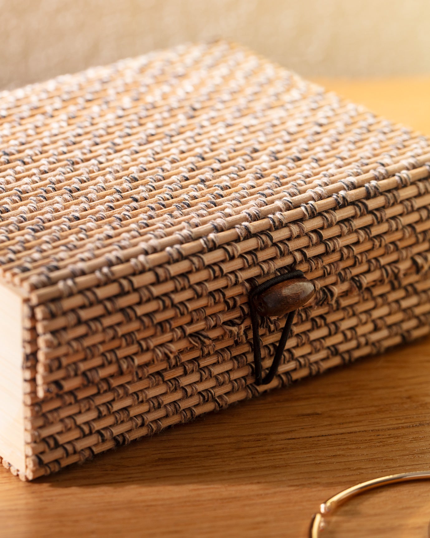 Sustainable Bamboo Storage Box - Rustic Kitchen & Home Decor