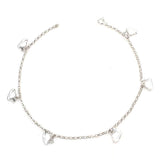 Professional Grade Sterling Silver Swan Anklet Set