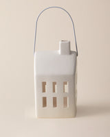 Porcelain Decorative Figurine - Sculptural Soft Ecru Home Accent