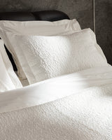 Cotton Blend 7-Piece Bridal Bedding Set - Pristine White Comfort