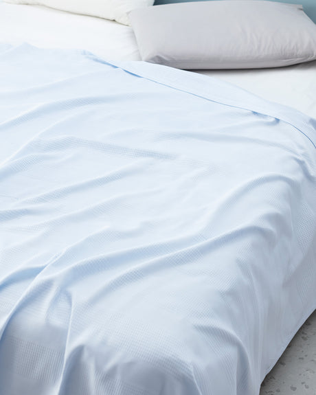 Cotton-Lyocell Double Bedspread - Flat Ecocell Weave