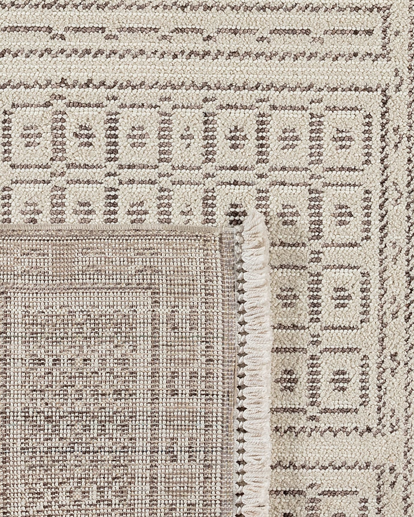 Foison Cream Area Rug - Soft Modern Carpet for Living Room