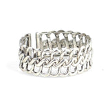 925 Sterling Silver Maras Twist Ring - Adjustable Open Band