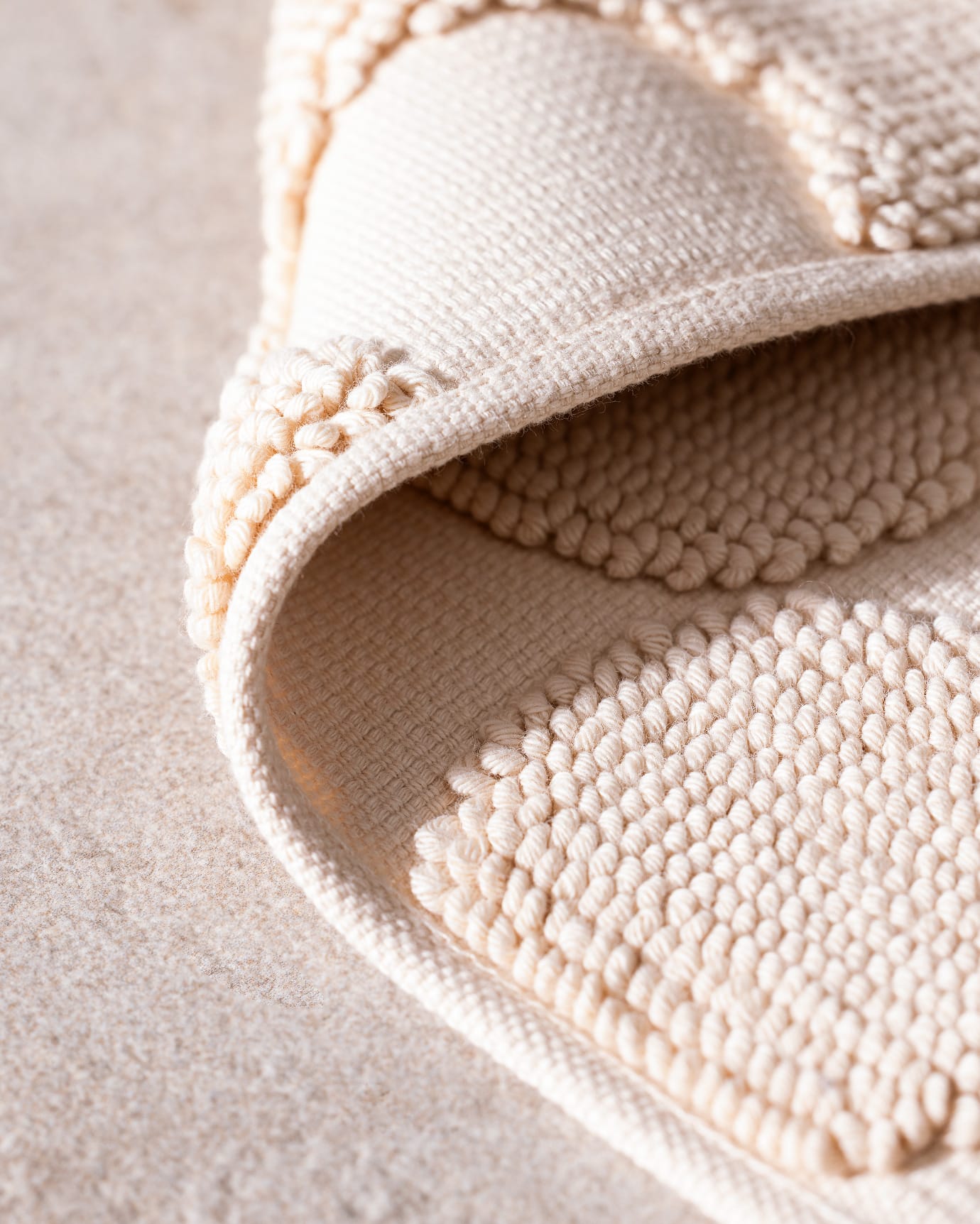 100% Cotton Bath Mat Foot Towel - Absorbent & Soft Bathroom Towel